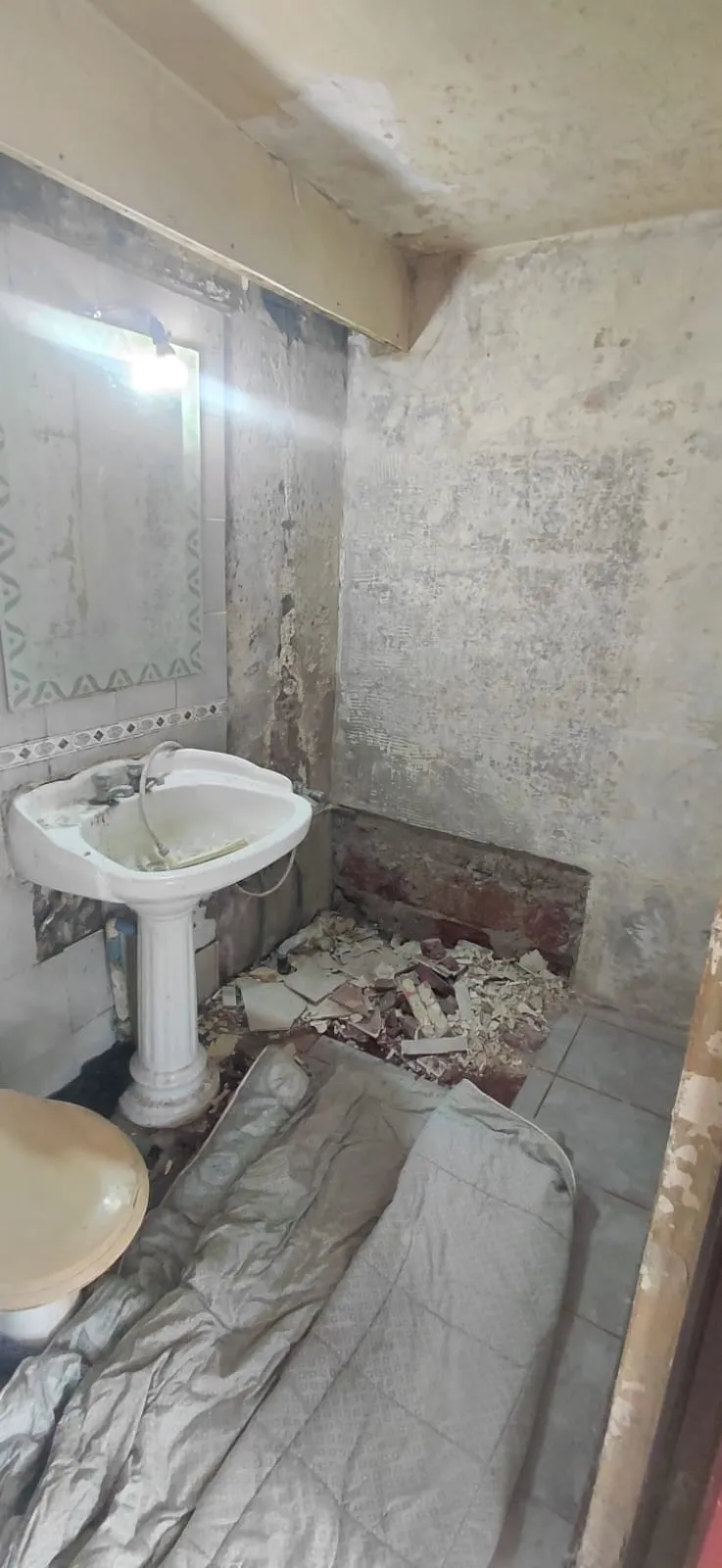 Baño antes de remodelación